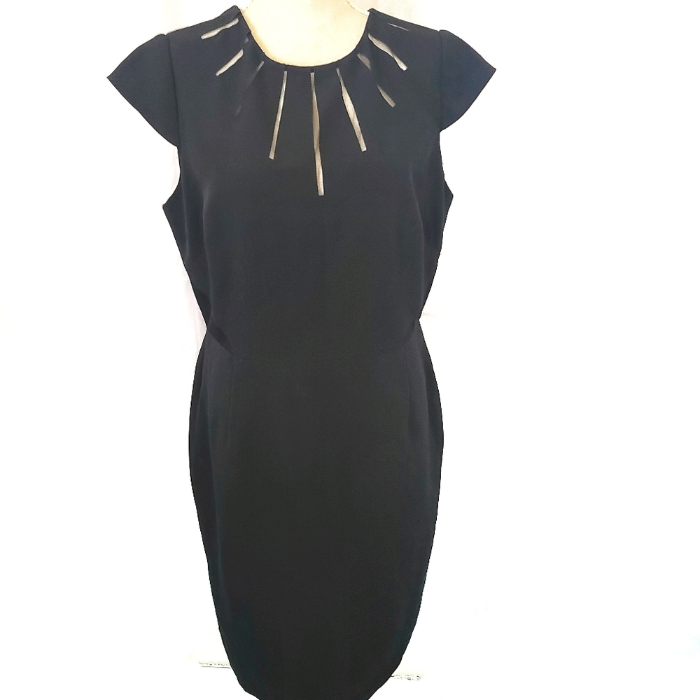 Adrianna papell black business casual dress-B